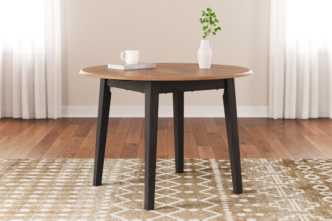 Gesthaven Dining Table and 2 Chairs - Ashley - Luna Furniture