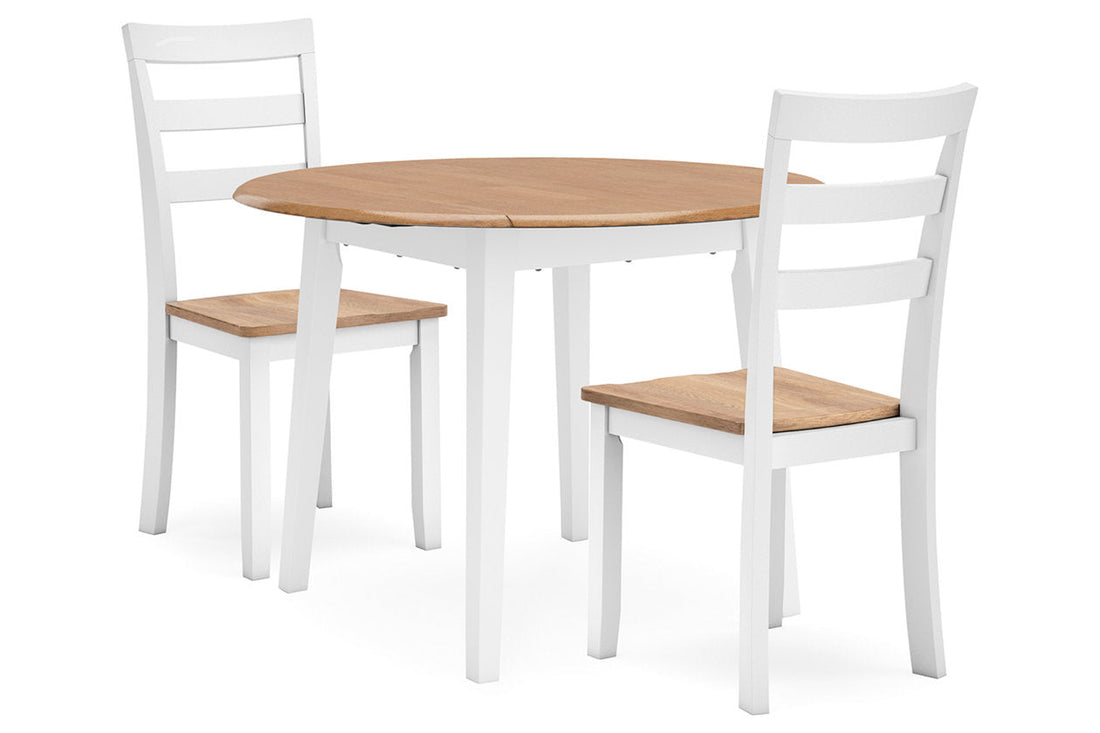 Gesthaven Dining Table and 2 Chairs - Ashley - Luna Furniture