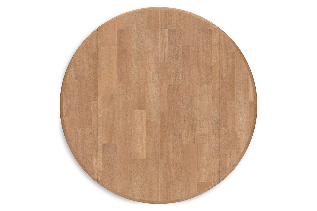 Gesthaven Dining Table and 2 Chairs - Ashley - Luna Furniture