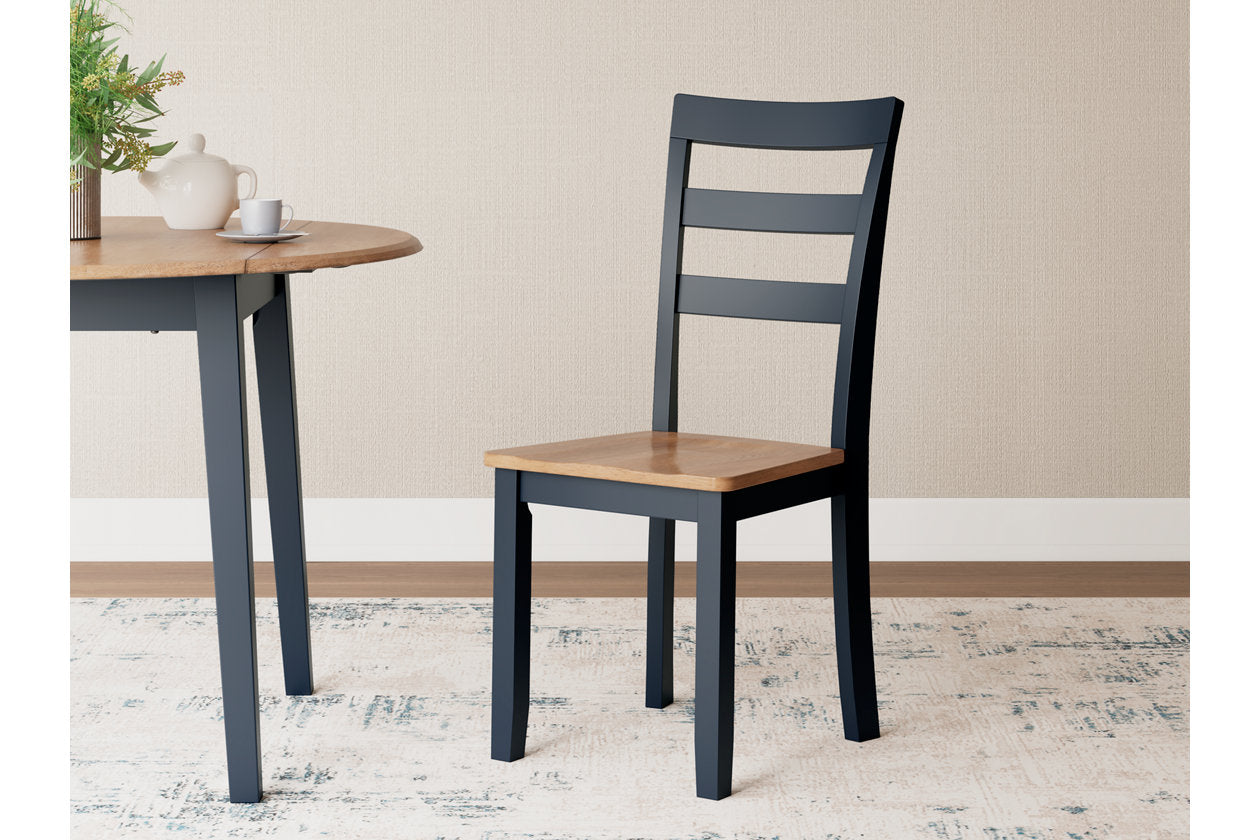 Gesthaven Dining Table and 2 Chairs - Ashley - Luna Furniture