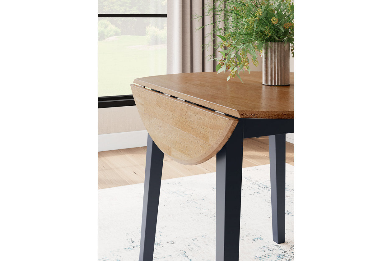 Gesthaven Dining Table and 2 Chairs - Ashley - Luna Furniture