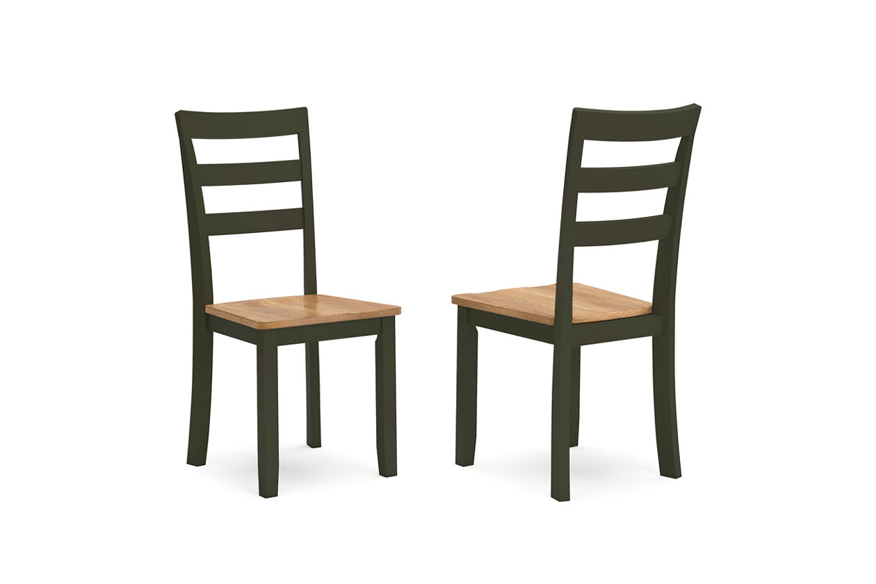 Gesthaven Dining Table and 2 Chairs - Ashley - Luna Furniture