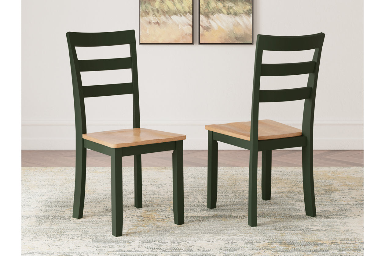 Gesthaven Dining Table and 2 Chairs - Ashley - Luna Furniture