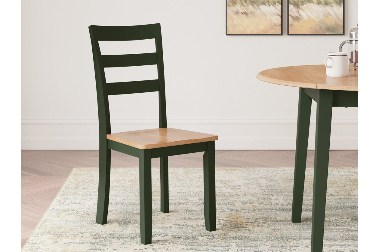 Gesthaven Dining Table and 2 Chairs - Ashley - Luna Furniture