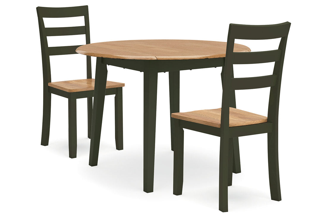 Gesthaven Dining Table and 2 Chairs - Ashley - Luna Furniture