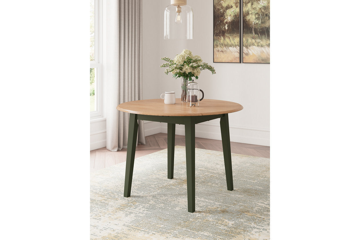 Gesthaven Dining Table and 2 Chairs - Ashley - Luna Furniture