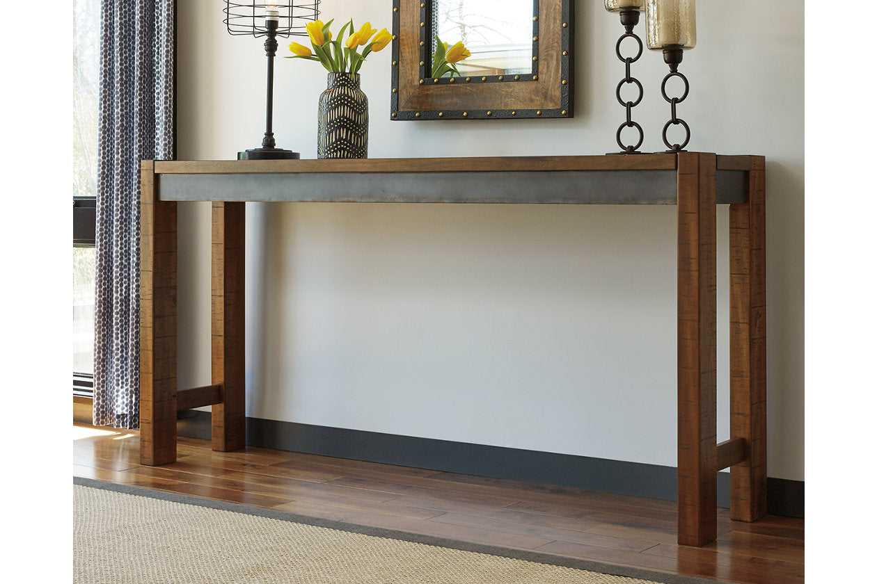 Torjin Brown/Gray Counter Height Dining Table and 2 Barstools - Ashley - Luna Furniture