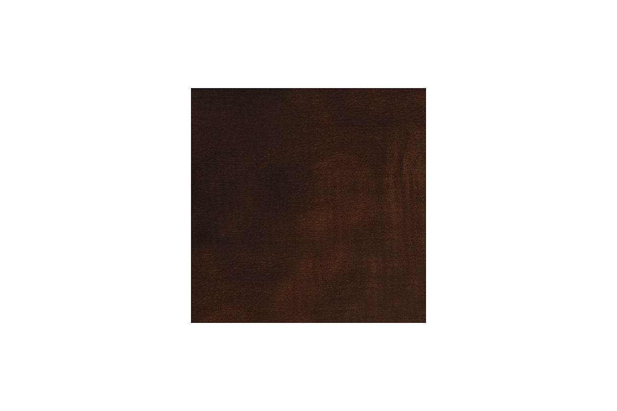 Haddigan Dark Brown Dining Table and 4 Chairs - Ashley - Luna Furniture