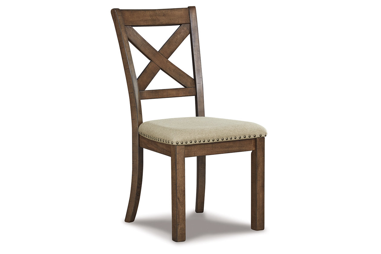 Moriville Beige Dining Table and 4 Chairs and Bench - Ashley - Luna Furniture