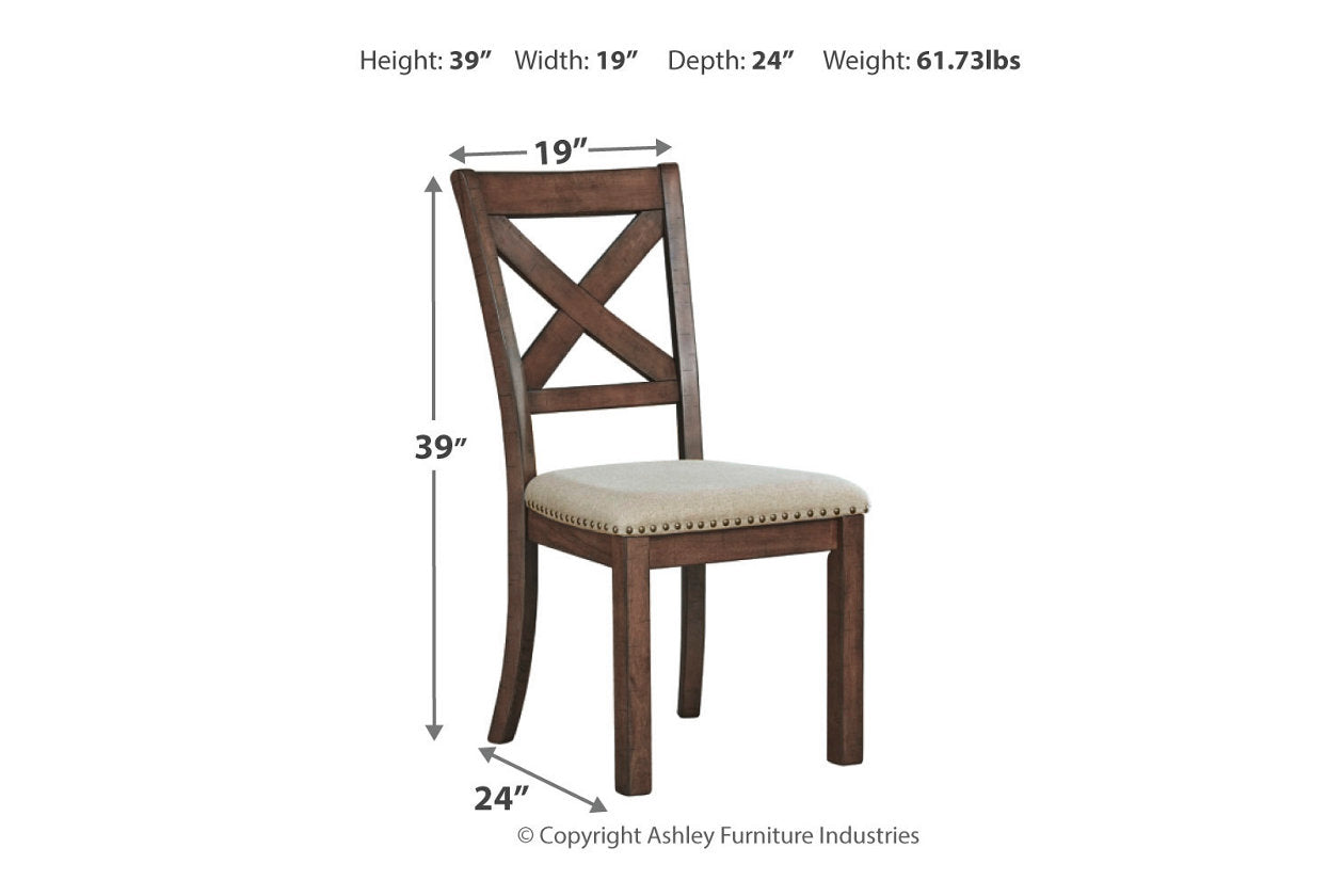 Moriville Beige Dining Table and 4 Chairs and Bench - Ashley - Luna Furniture