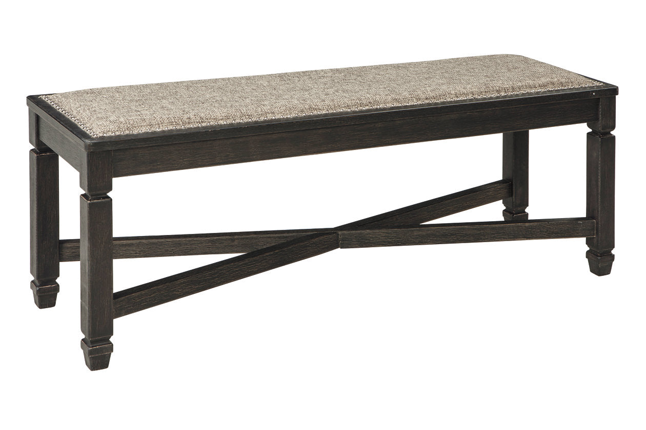 Tyler Creek Black/Gray Dining Table, 4 Chairs and Bench from Ashley - Luna Furniture