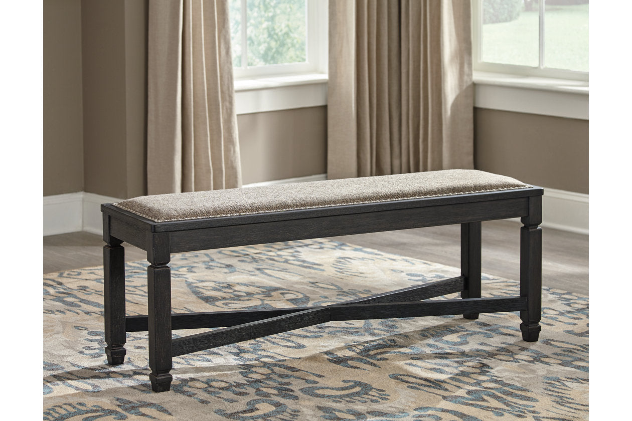Tyler Creek Black/Gray Dining Table, 4 Chairs and Bench from Ashley - Luna Furniture