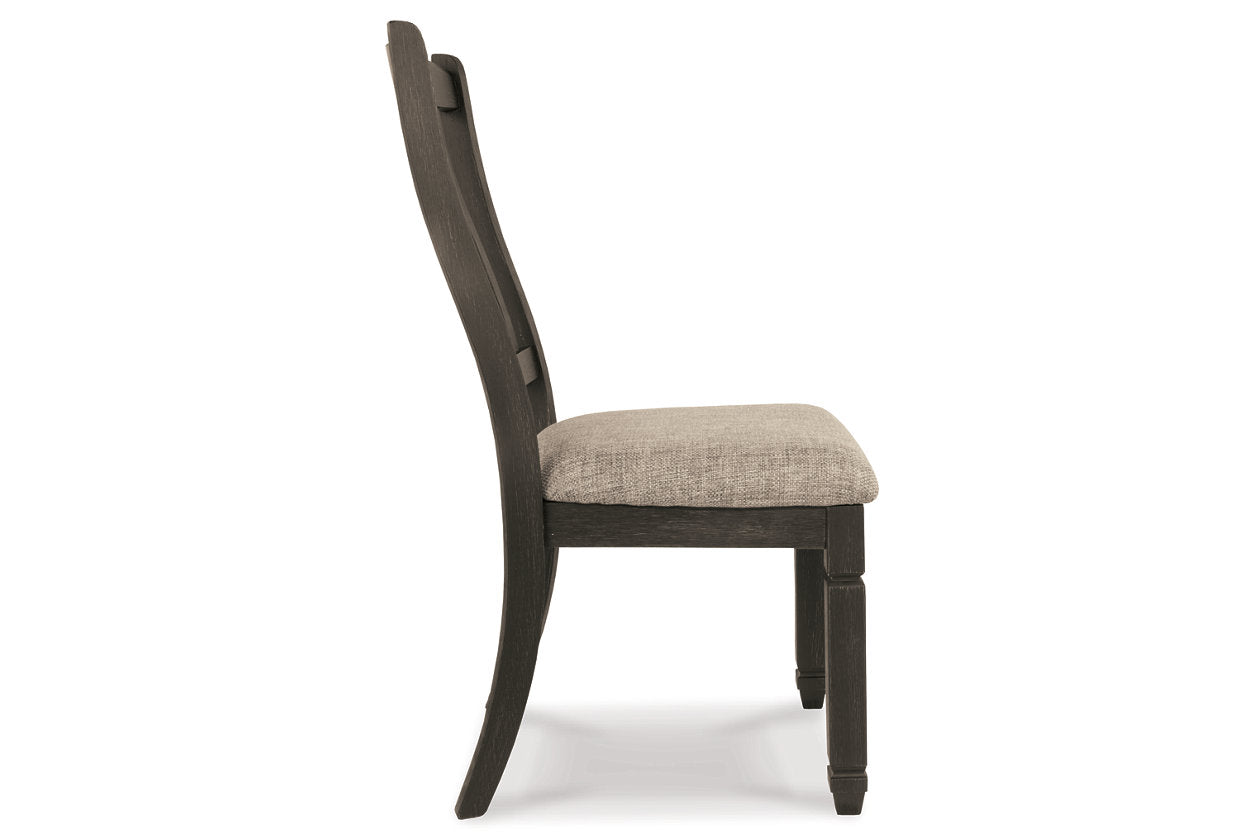Tyler Creek Black/Gray Dining Table, 4 Chairs and Bench from Ashley - Luna Furniture