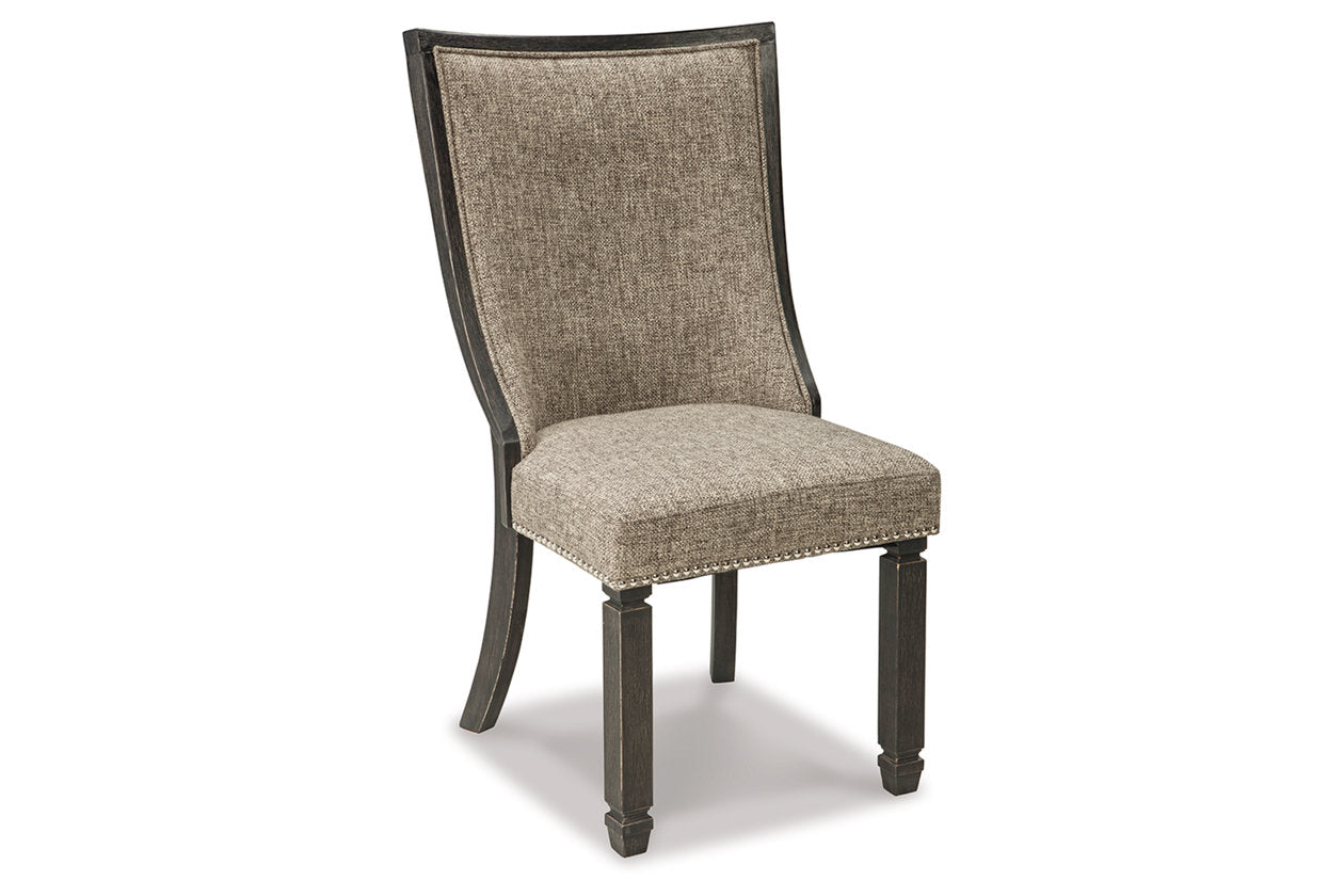 Tyler Creek Black/Grayish Brown Dining Table and 4 Chairs with Bench from Ashley - Luna Furniture