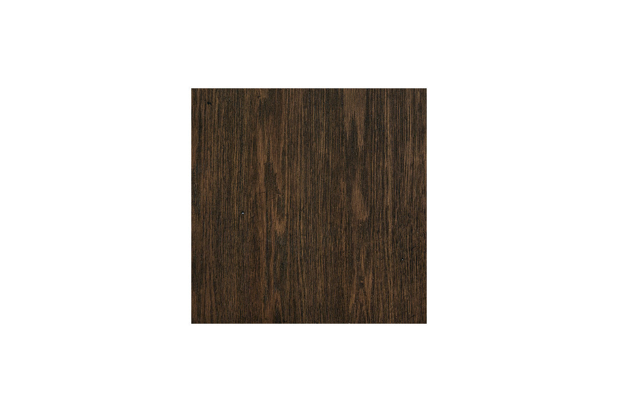 Maylee Dark Brown Dining Extension Table - Ashley - Luna Furniture