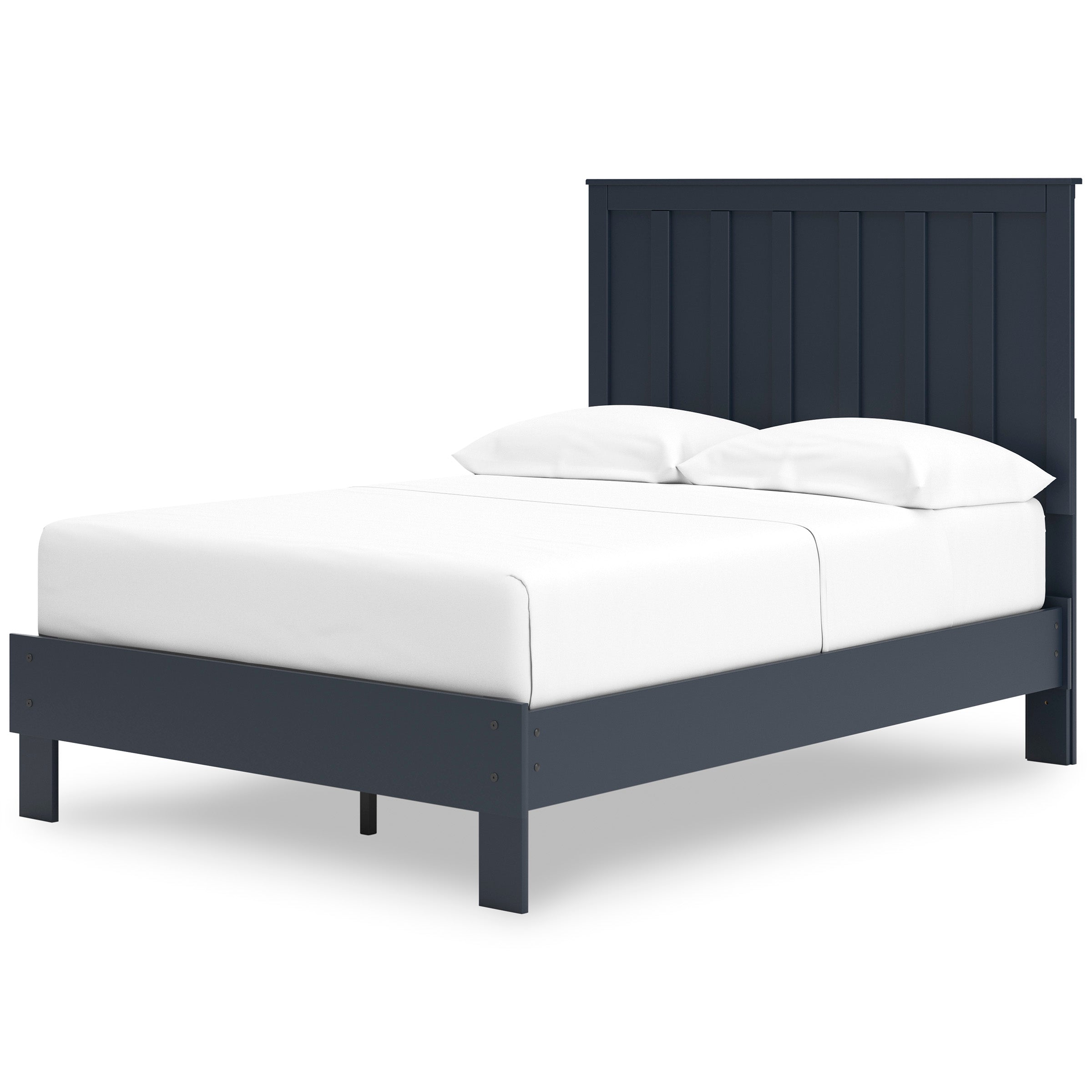 Simmenfort Navy Blue Full Platform Bed from Ashley - Luna Furniture