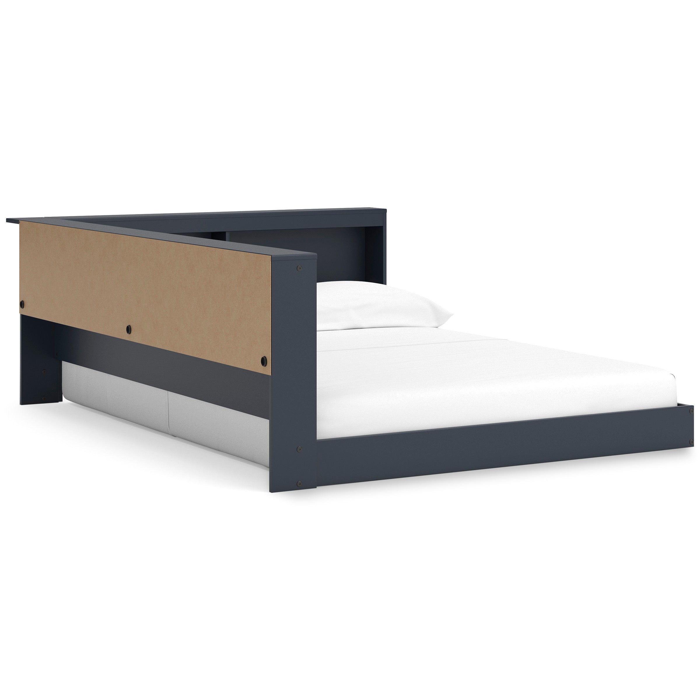 Simmenfort Navy Blue Full Bookcase Storage Bed from Ashley - Luna Furniture