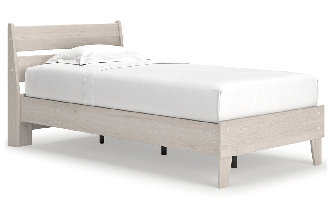 Socalle Natural Twin Panel Platform Bed - Ashley - Luna Furniture