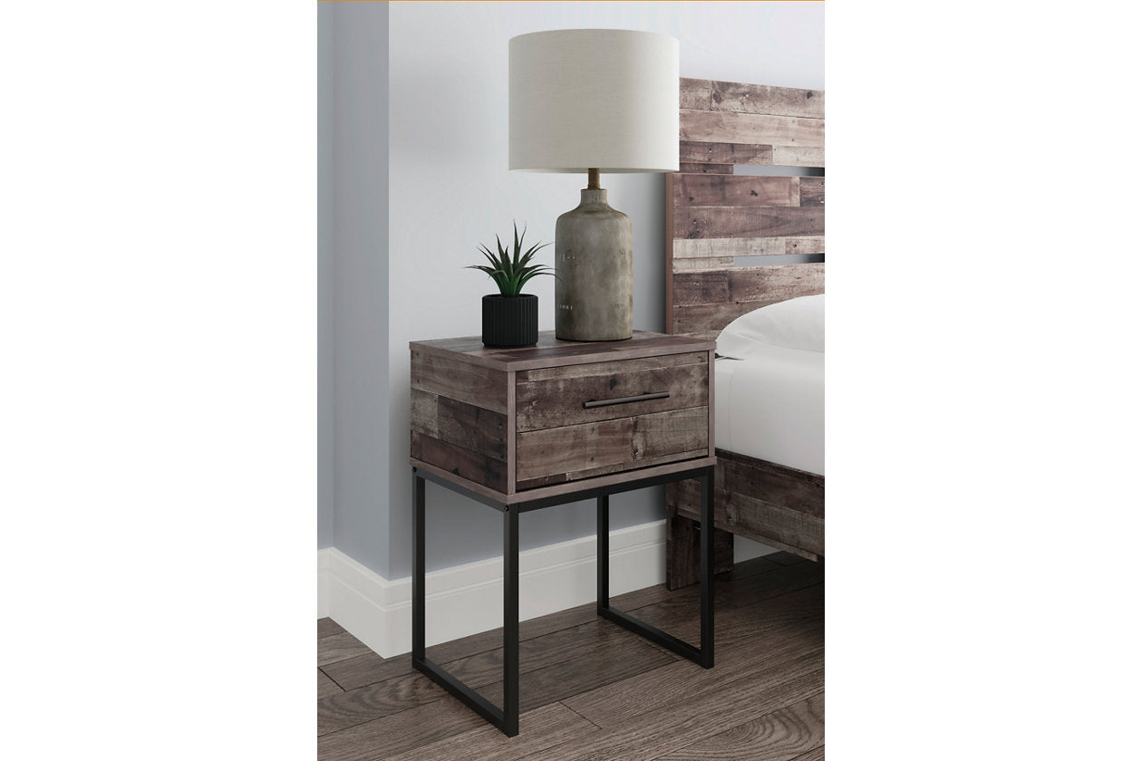 Neilsville Multi Gray Platform Bedroom Set from Ashley - Luna Furniture
