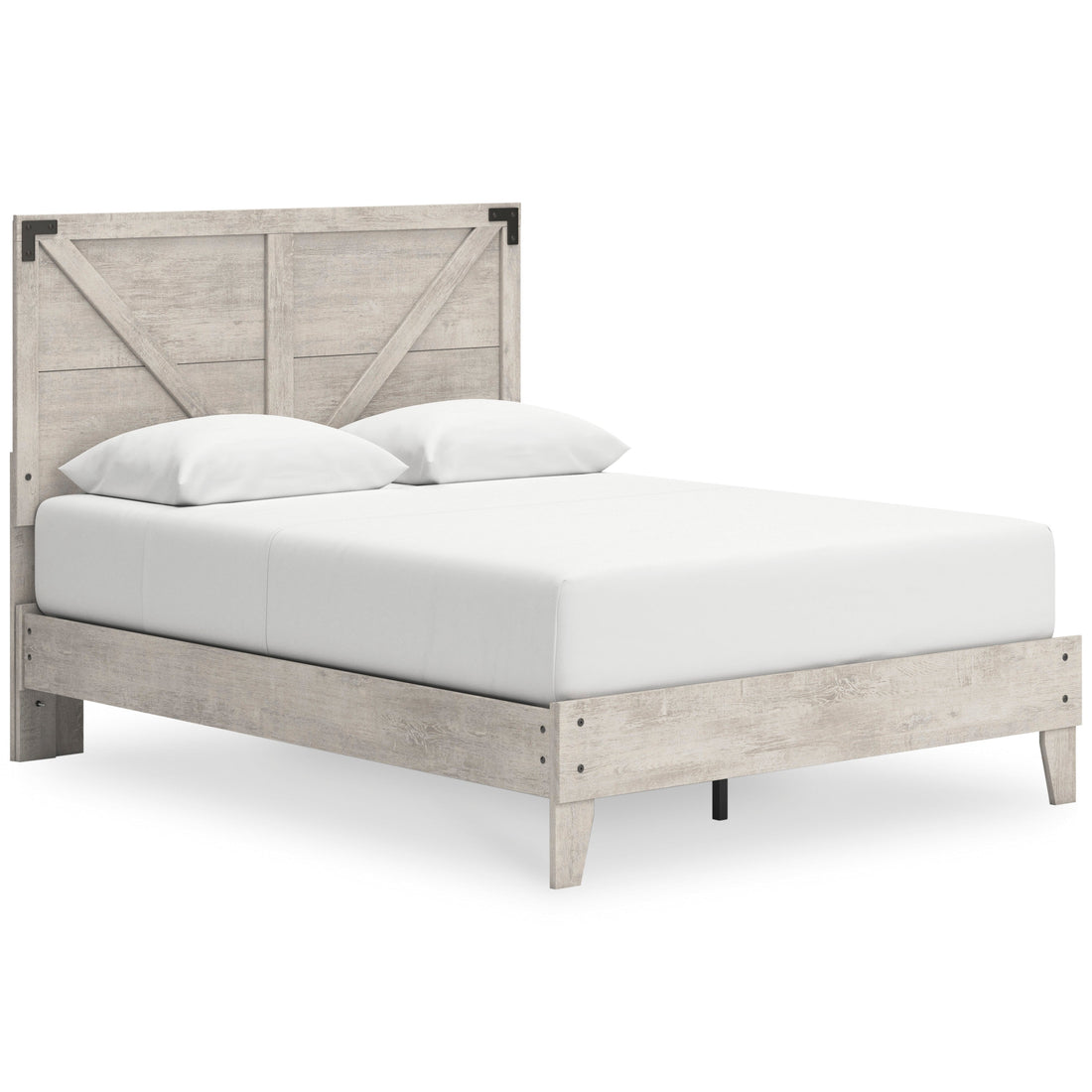 Shawburn Whitewash Platform Bedroom Set from Ashley - Luna Furniture