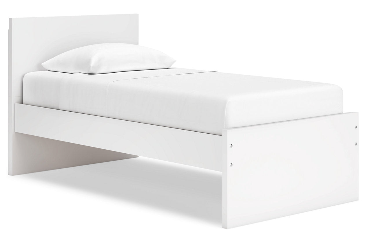 Onita White Twin Panel Platform Bed from Ashley - Luna Furniture