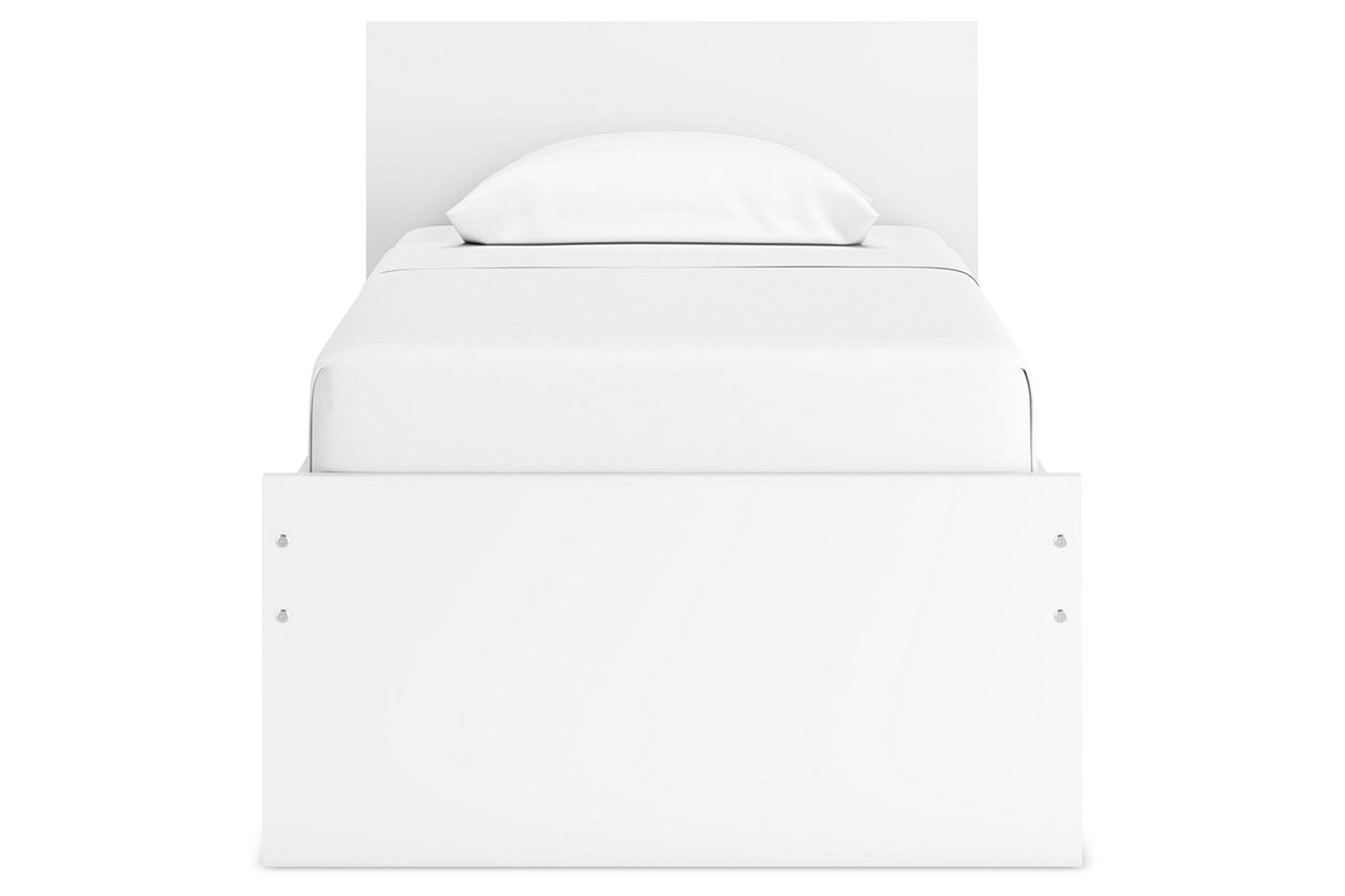 Onita White Twin Panel Platform Bed from Ashley - Luna Furniture