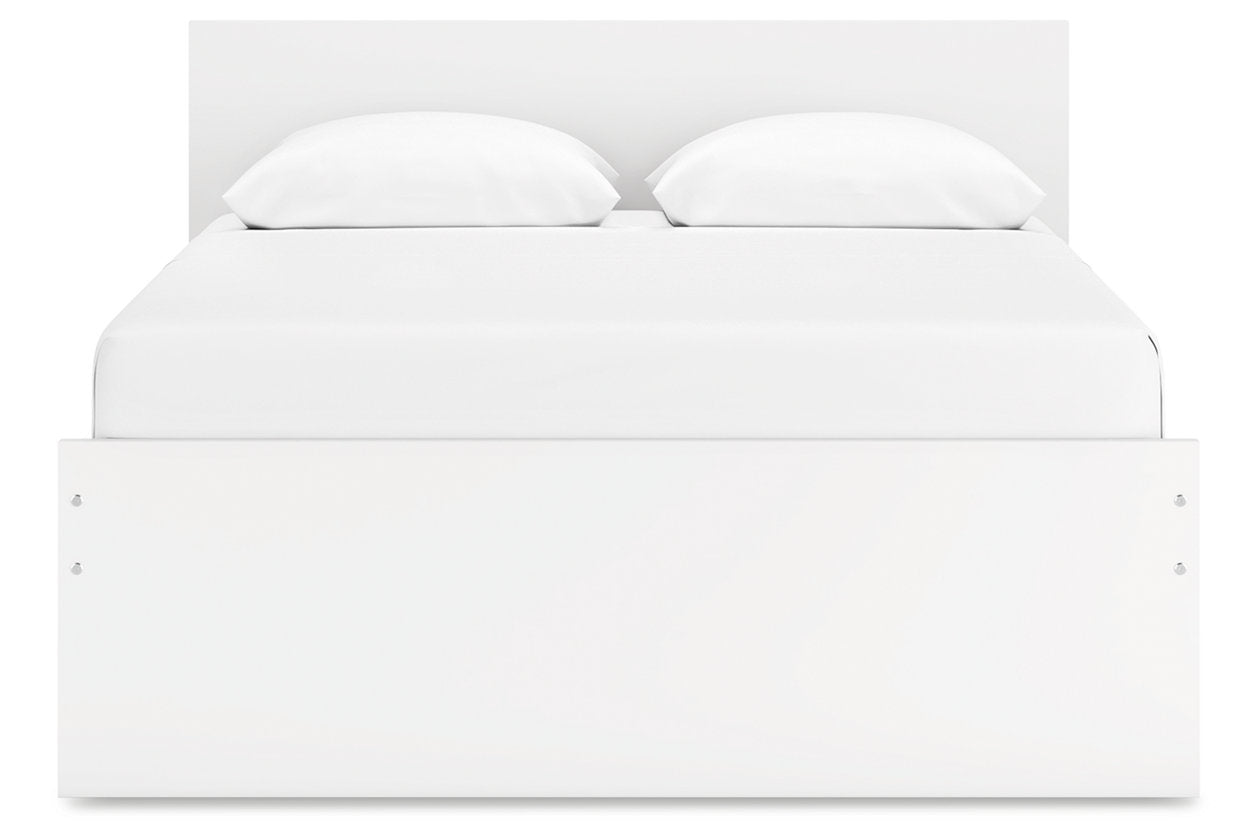 Onita White Queen Platform Bed - Ashley - Luna Furniture