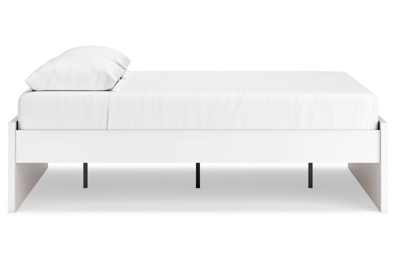 Onita White Queen Platform Bed from Ashley - Luna Furniture