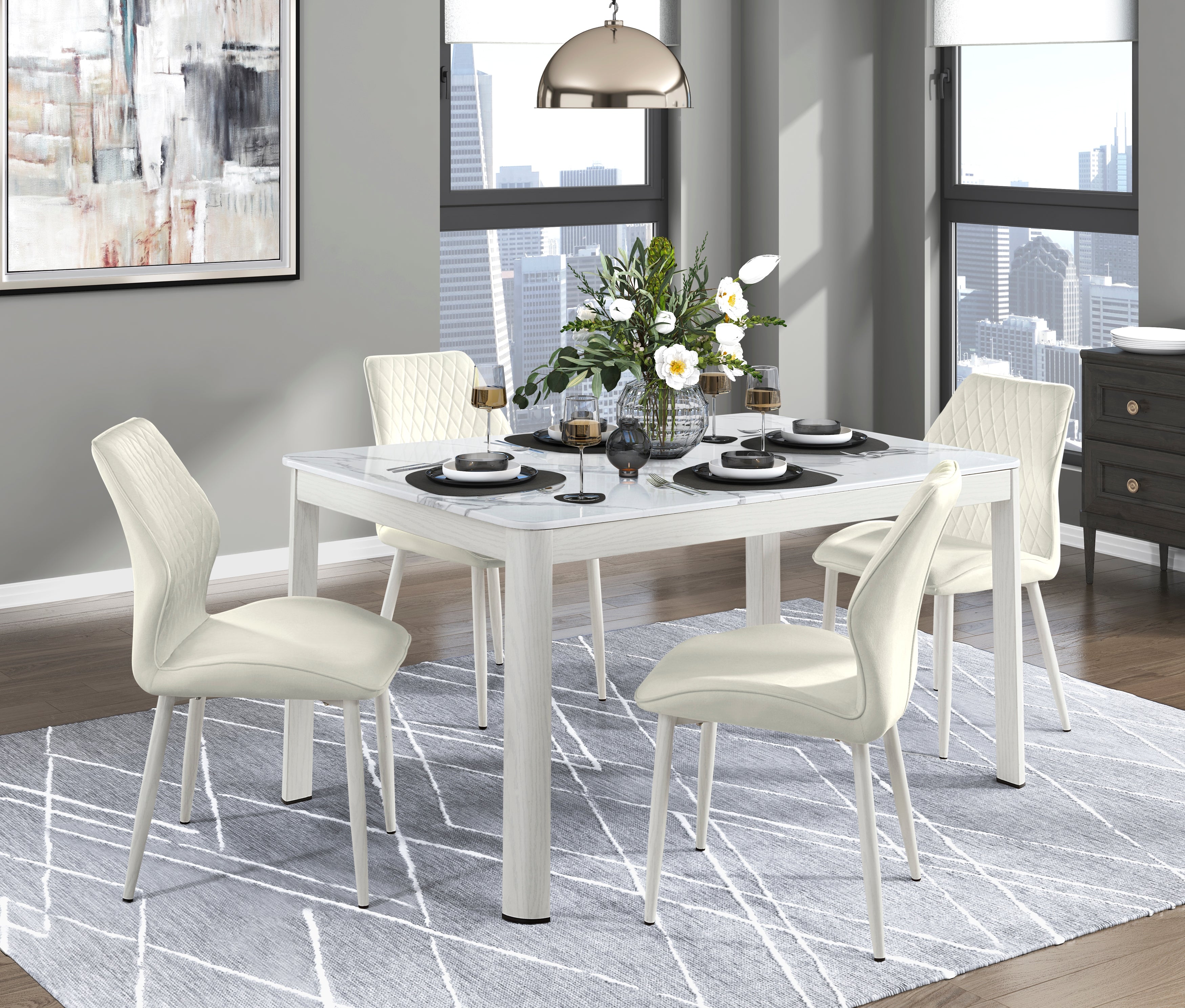Hollis Beige Side Chair, Set of 2 from Homelegance - Luna Furniture