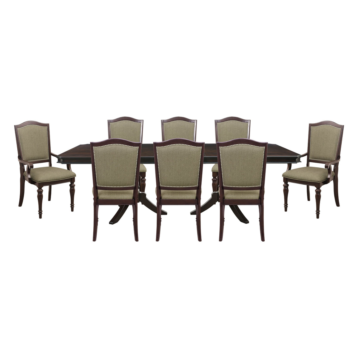Marston Dark Cherry 96" Extendable Dining Room Set