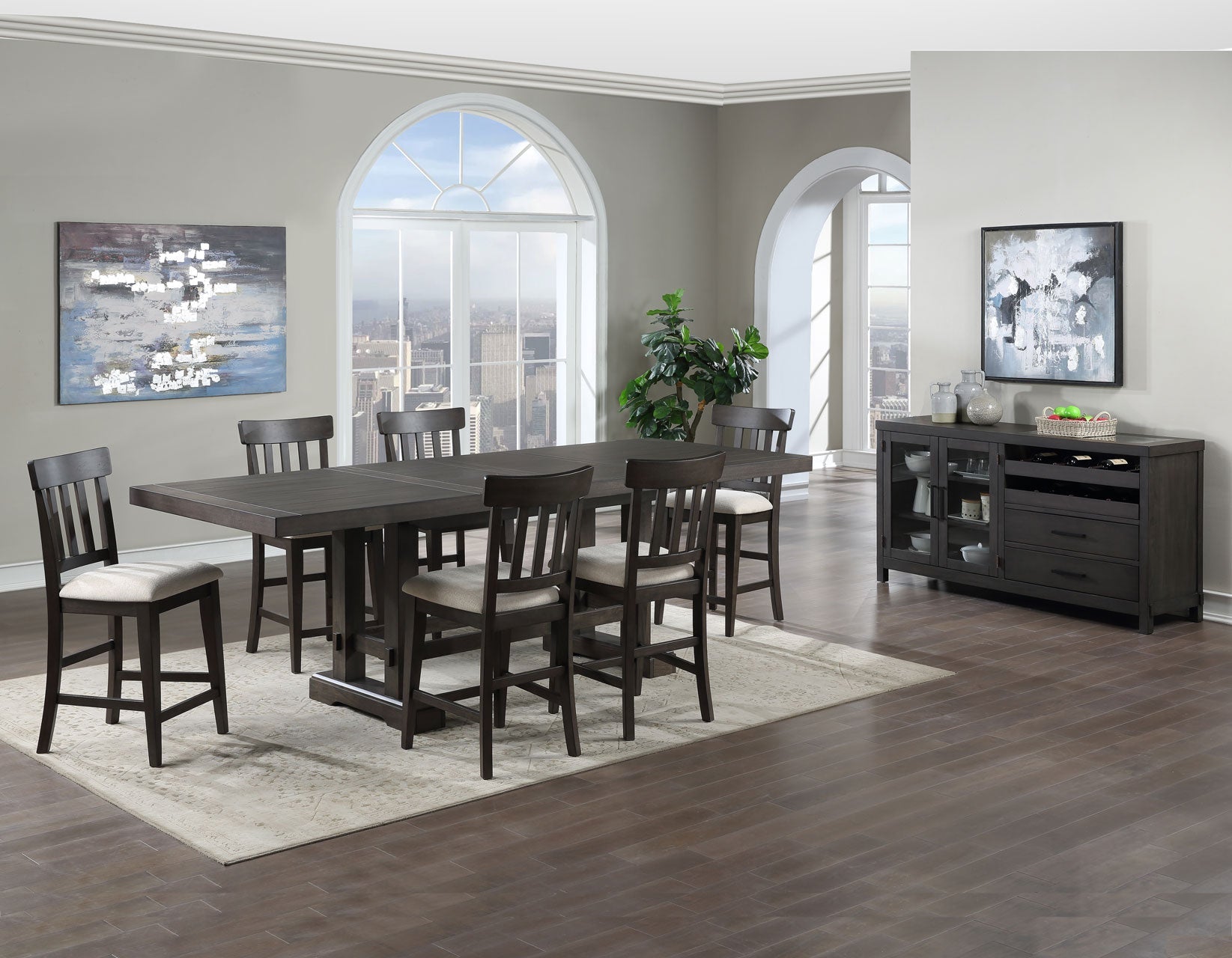 Napa Dusky Cedar Counter Height Dining Set