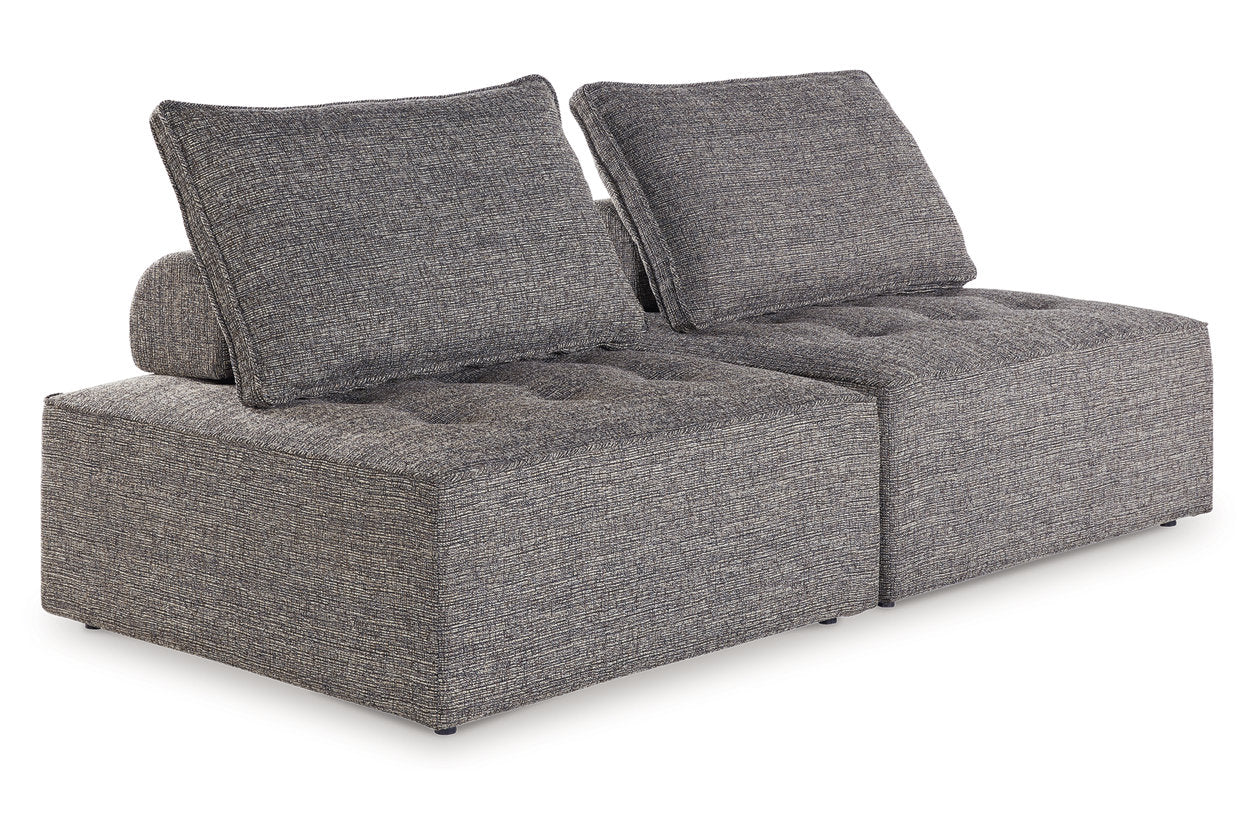 Bree Zee Brown 2-Piece Outdoor Sectional - Ashley - Luna Furniture