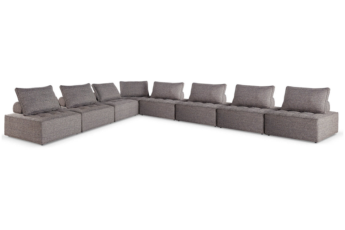 Bree Zee Brown 8-Piece Outdoor Modular Seating - Ashley - Luna Furniture