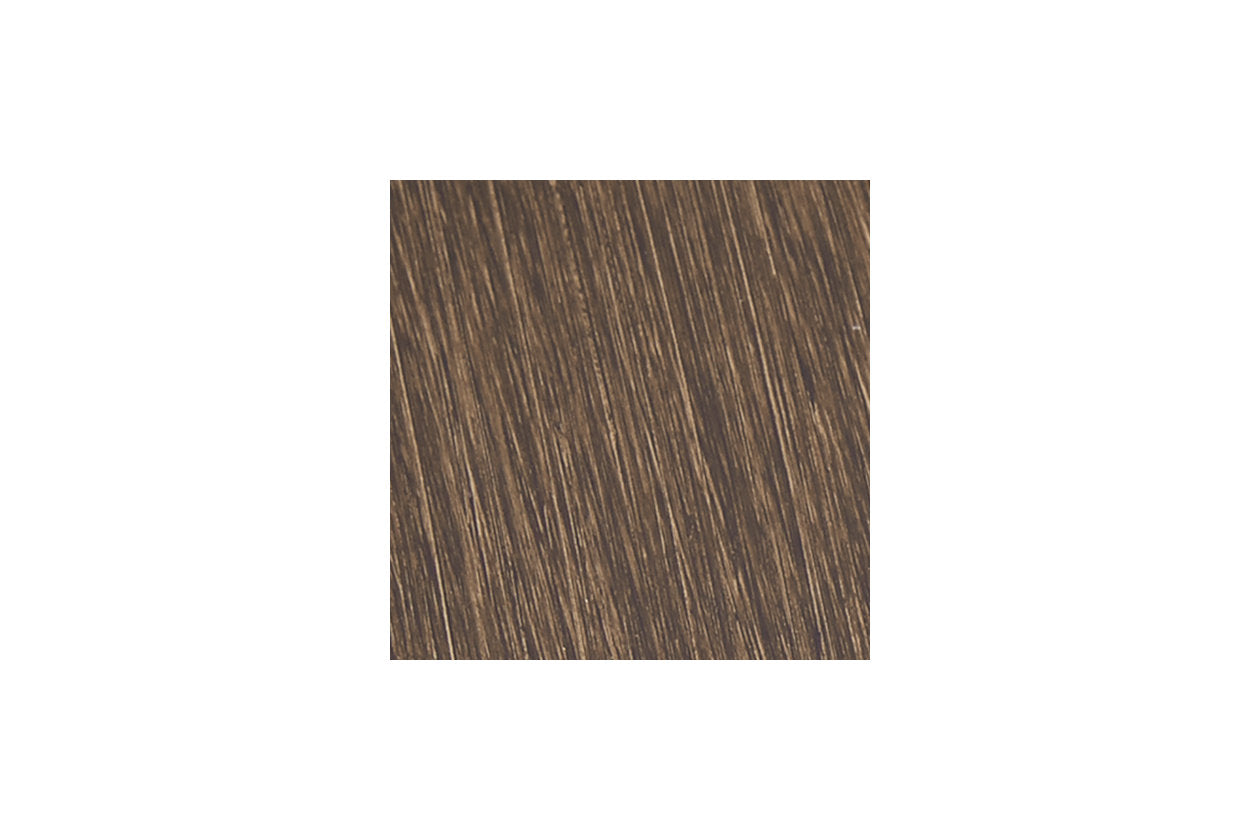 Paradise Trail Medium Brown Outdoor Fire Pit Table with 4 Lounge Chairs - Ashley - Luna Furniture