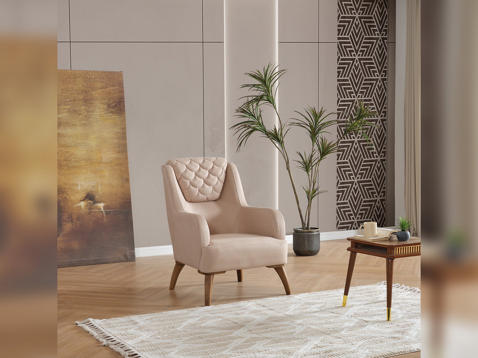 Ruby Chair in Beige