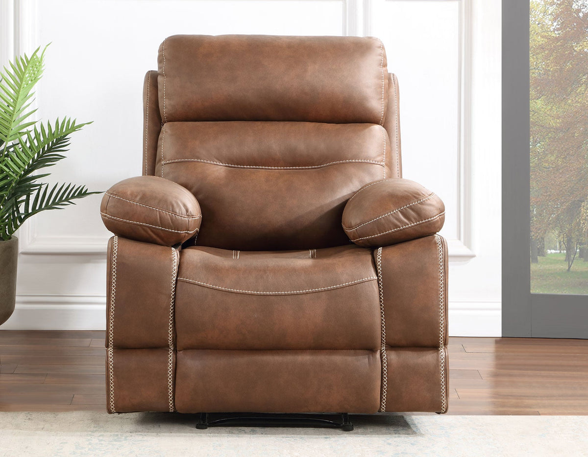 Rudger Chestnut Manual Recliner
