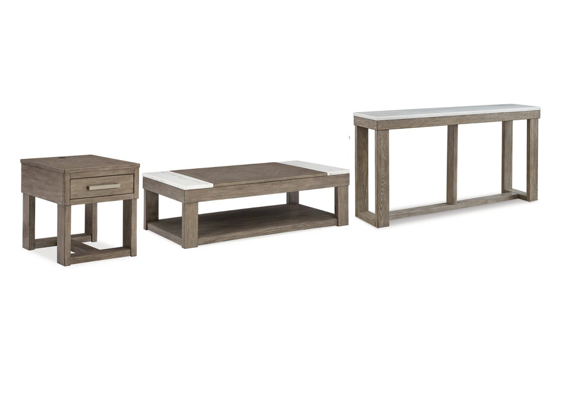 Loyaska Coffee Table, End and Sofa Table - Ashley - Luna Furniture