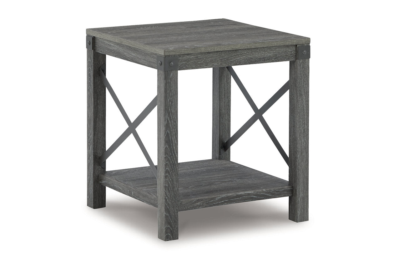 Freedan Grayish Brown Coffee Table and 2 End Tables - Ashley - Luna Furniture