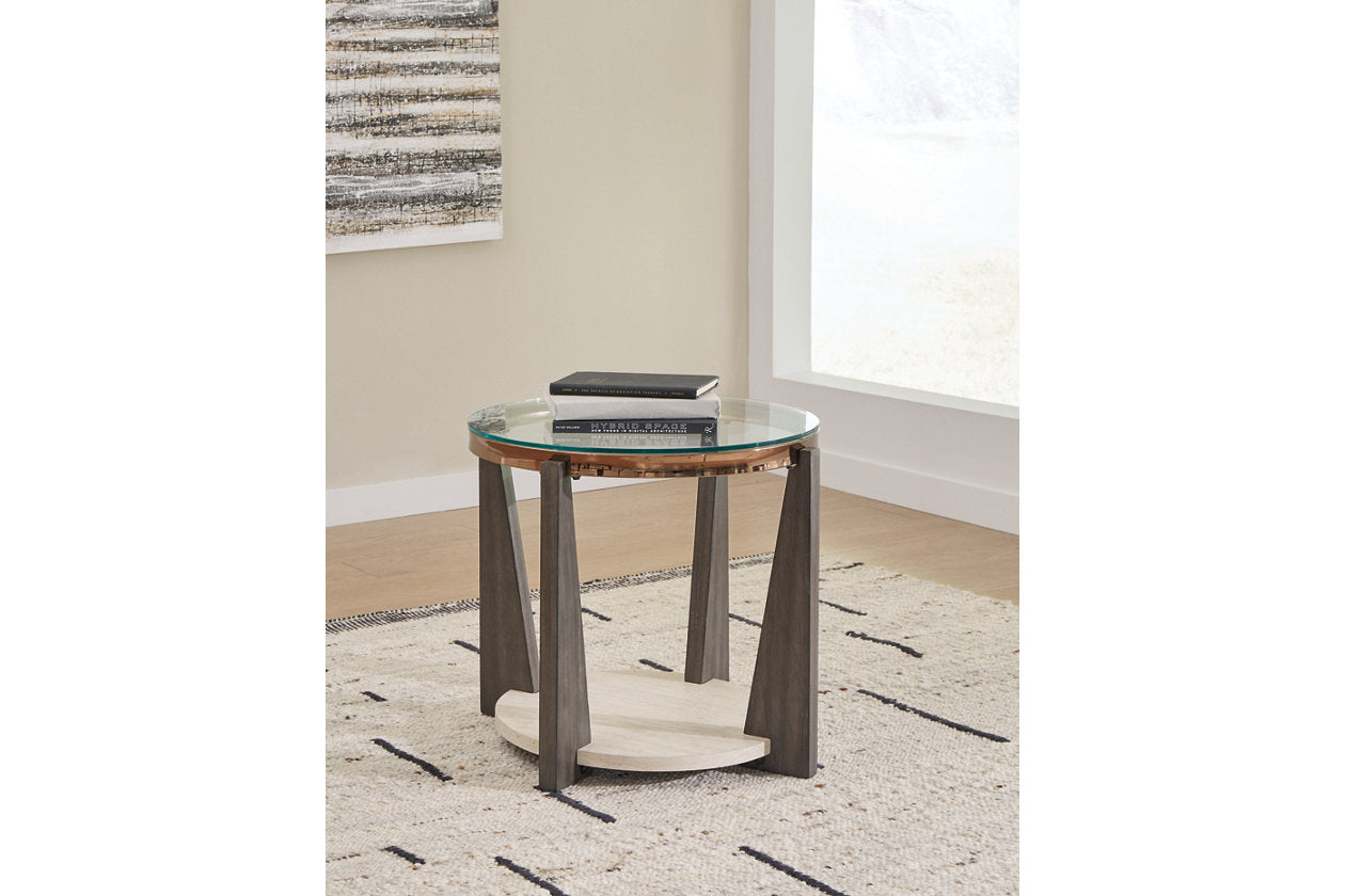 Frazwa Multi Coffee Table and 2 End Tables - Ashley - Luna Furniture