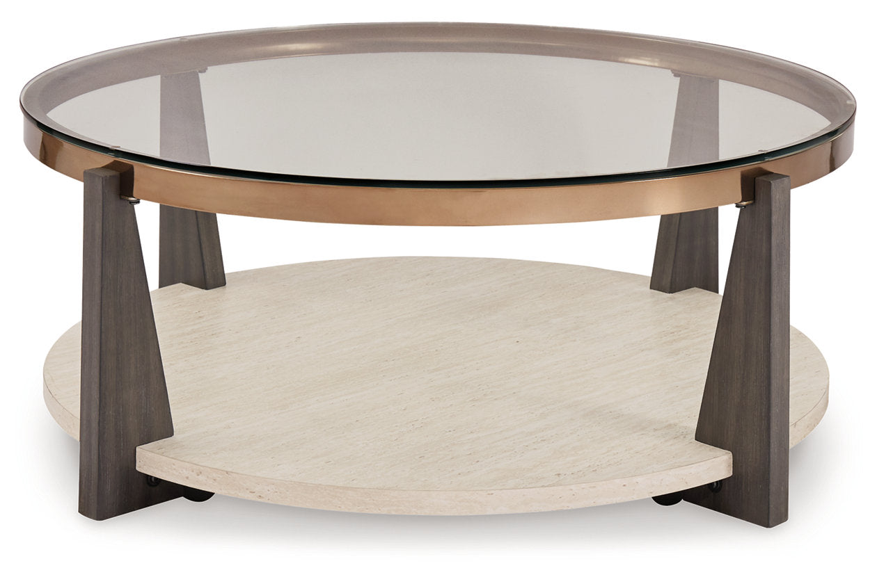 Frazwa Multi Coffee Table and 2 End Tables - Ashley - Luna Furniture