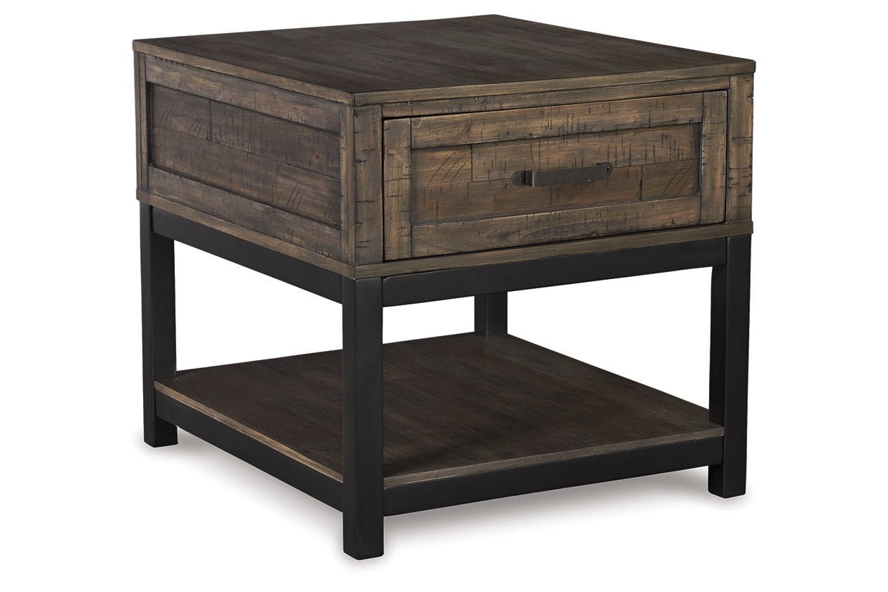 Johurst Grayish Brown Lift-top Coffee Table and 2 End Tables - Ashley - Luna Furniture