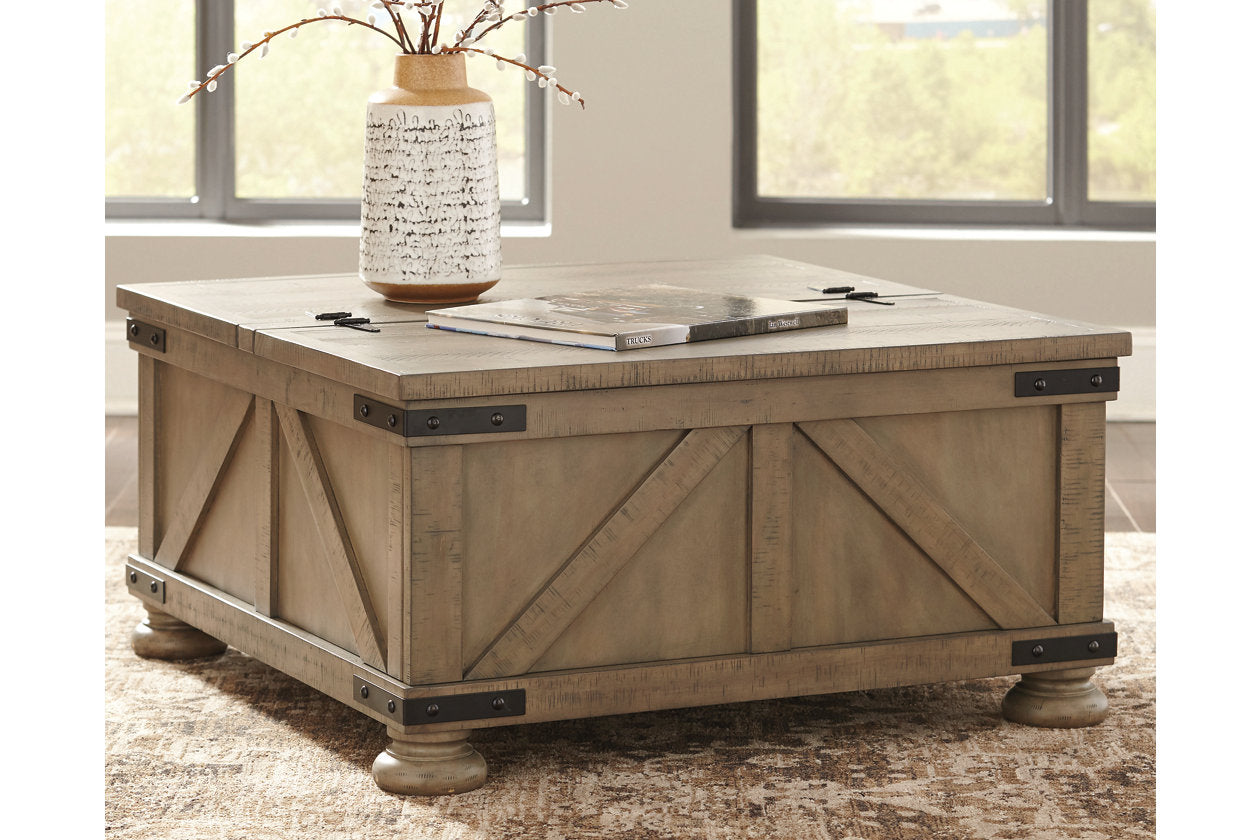 Aldwin Gray Coffee Table and 2 End Tables - Ashley - Luna Furniture