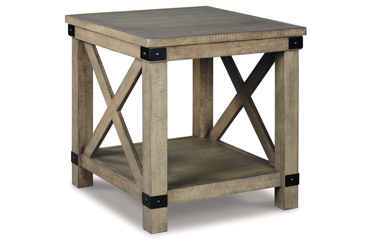 Aldwin Gray Coffee Table and 2 End Tables - Ashley - Luna Furniture