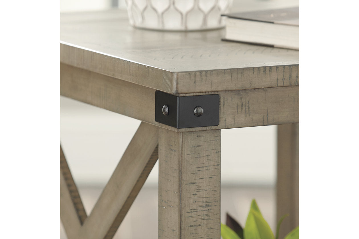 Aldwin Gray Coffee Table and 2 End Tables - Ashley - Luna Furniture