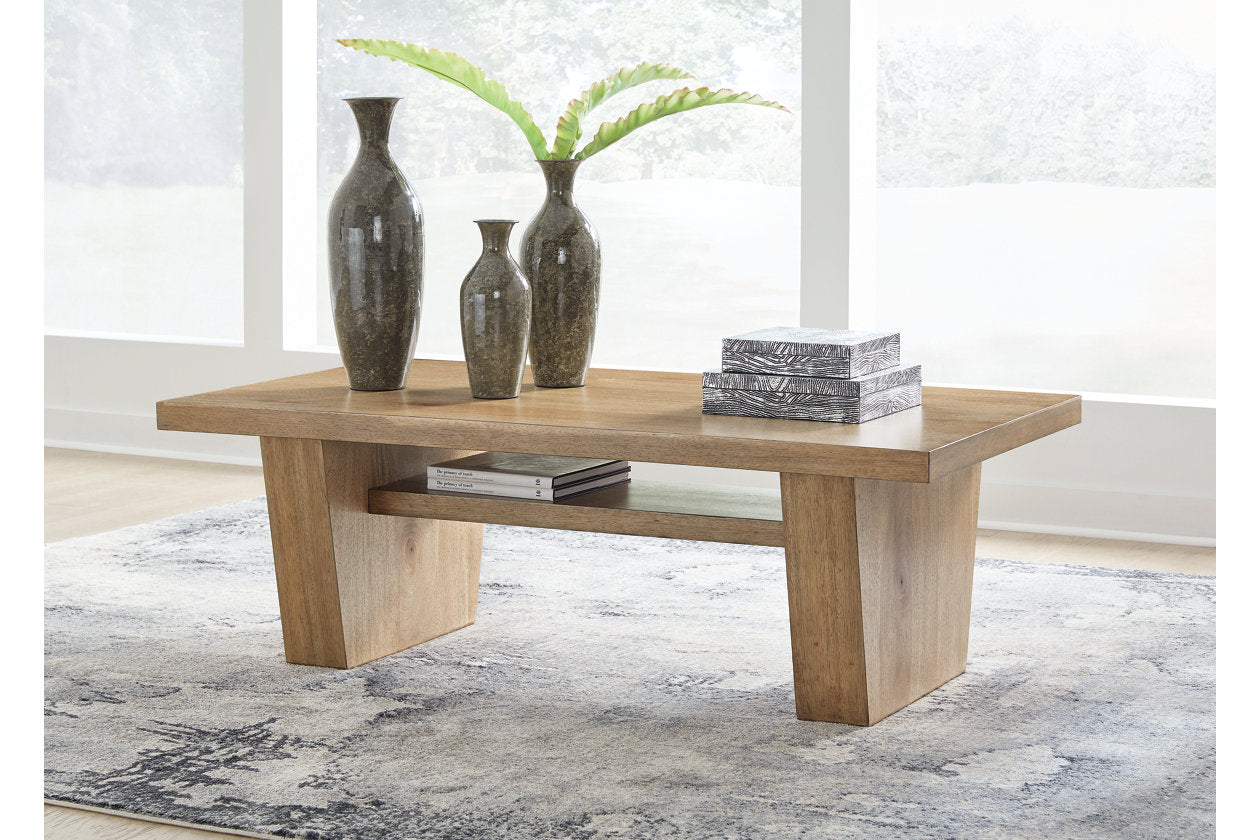 Kristiland Coffee Table and 2 End Tables - Ashley - Luna Furniture