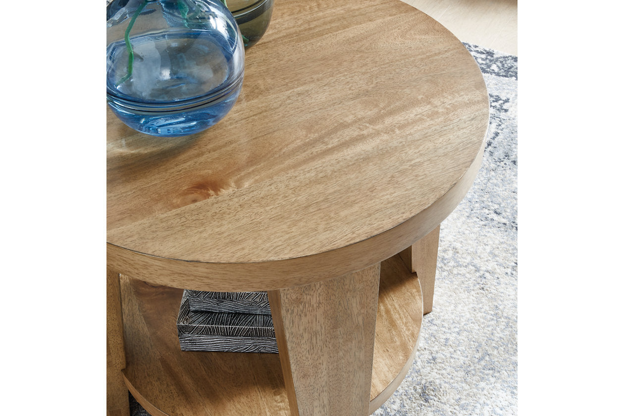 Kristiland Coffee Table and 2 End Tables - Ashley - Luna Furniture