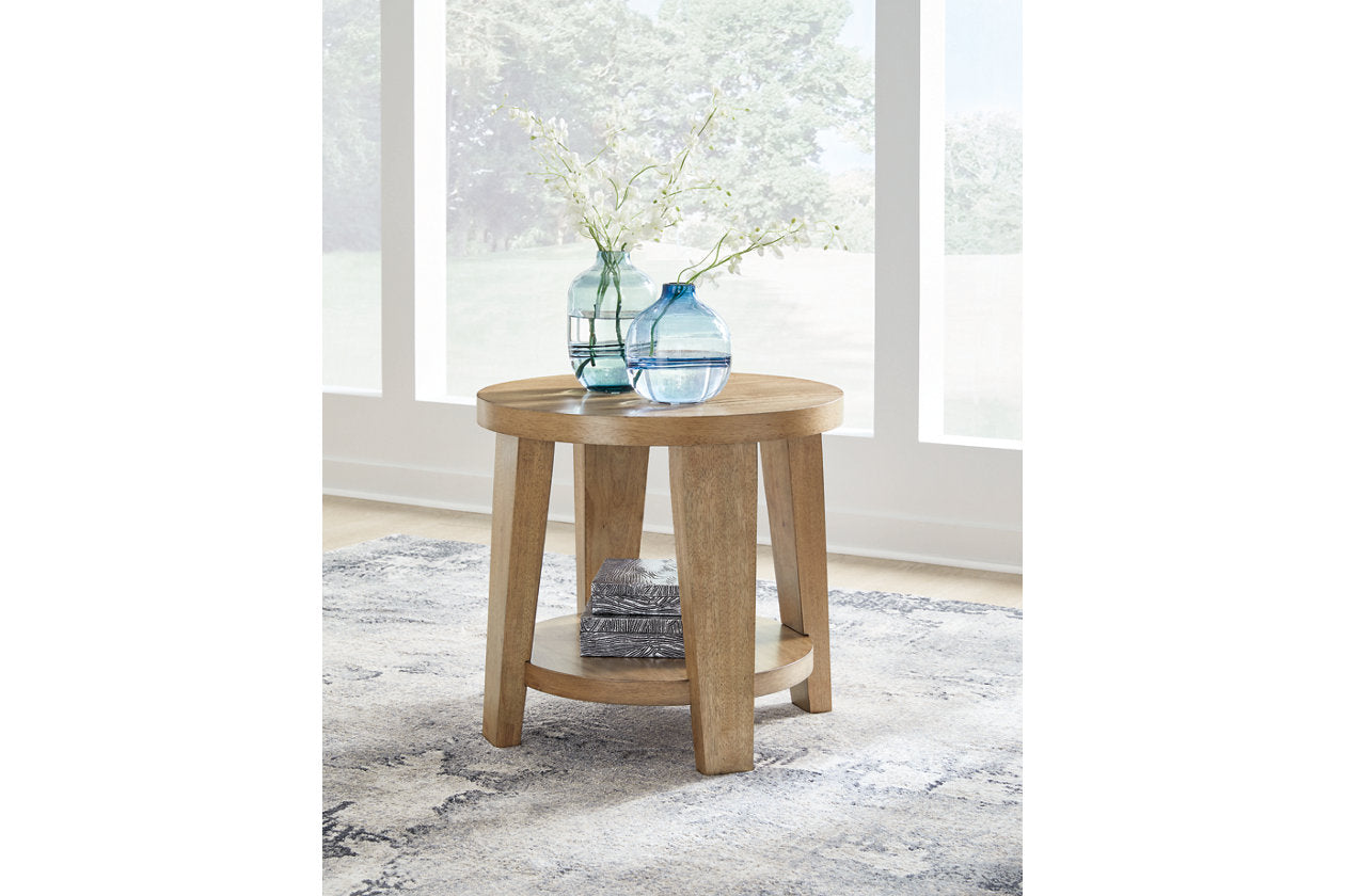 Kristiland Coffee Table and 2 End Tables - Ashley - Luna Furniture