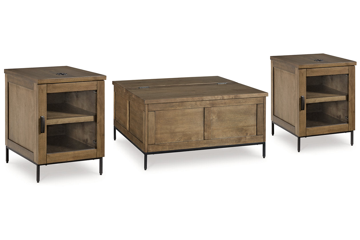 Torlanta Coffee Table and 2 End Tables - Ashley - Luna Furniture