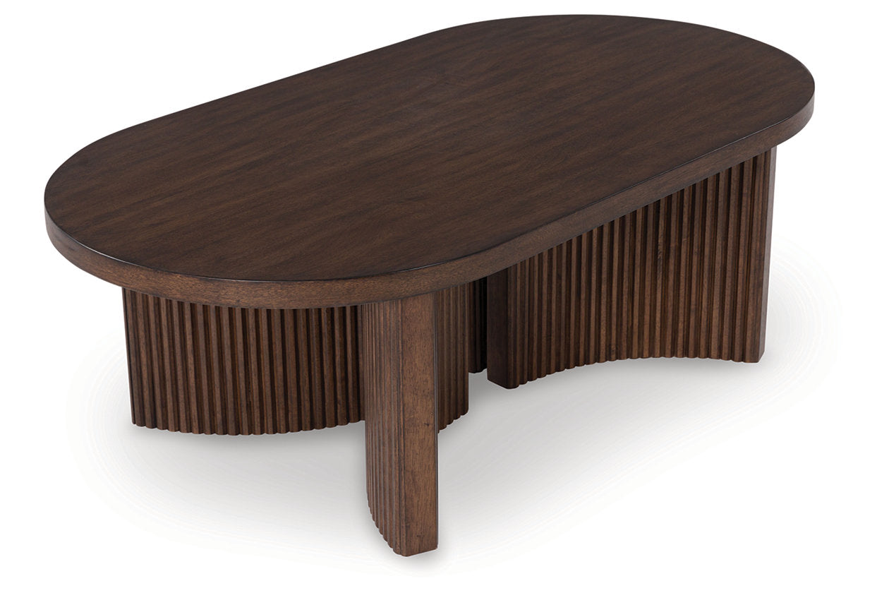 Korestone Coffee Table and 2 End Tables - Ashley - Luna Furniture