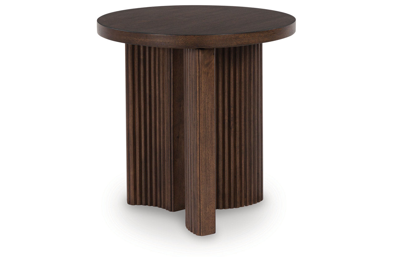 Korestone Coffee Table and 2 End Tables - Ashley - Luna Furniture